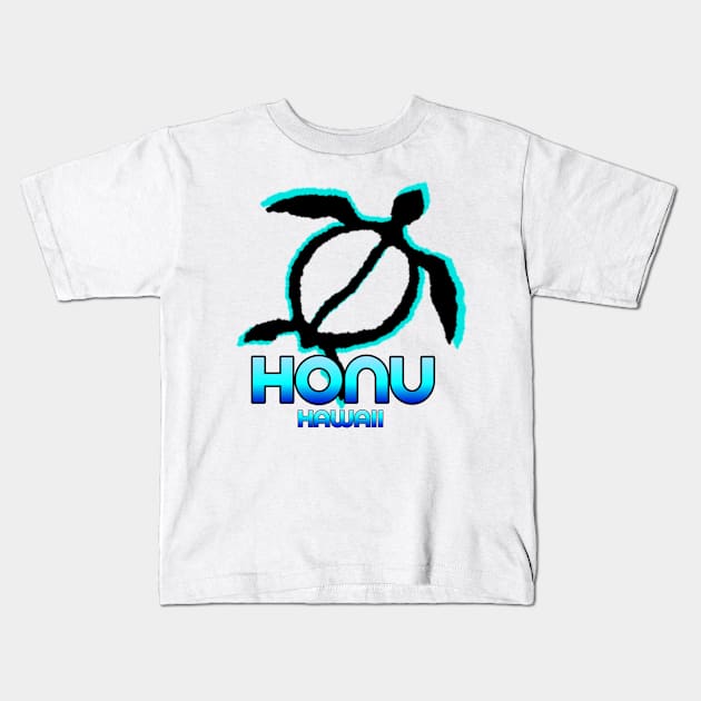 Hawaiian t-shirt designs Kids T-Shirt by Coreoceanart